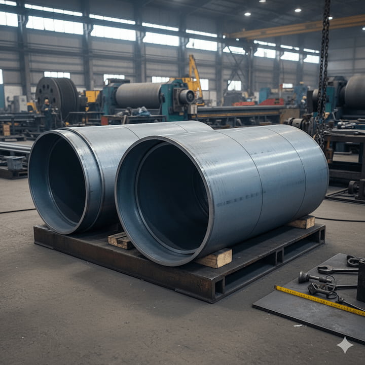 Tipos de chapas calandradas: aço carbono, inox e alumínio